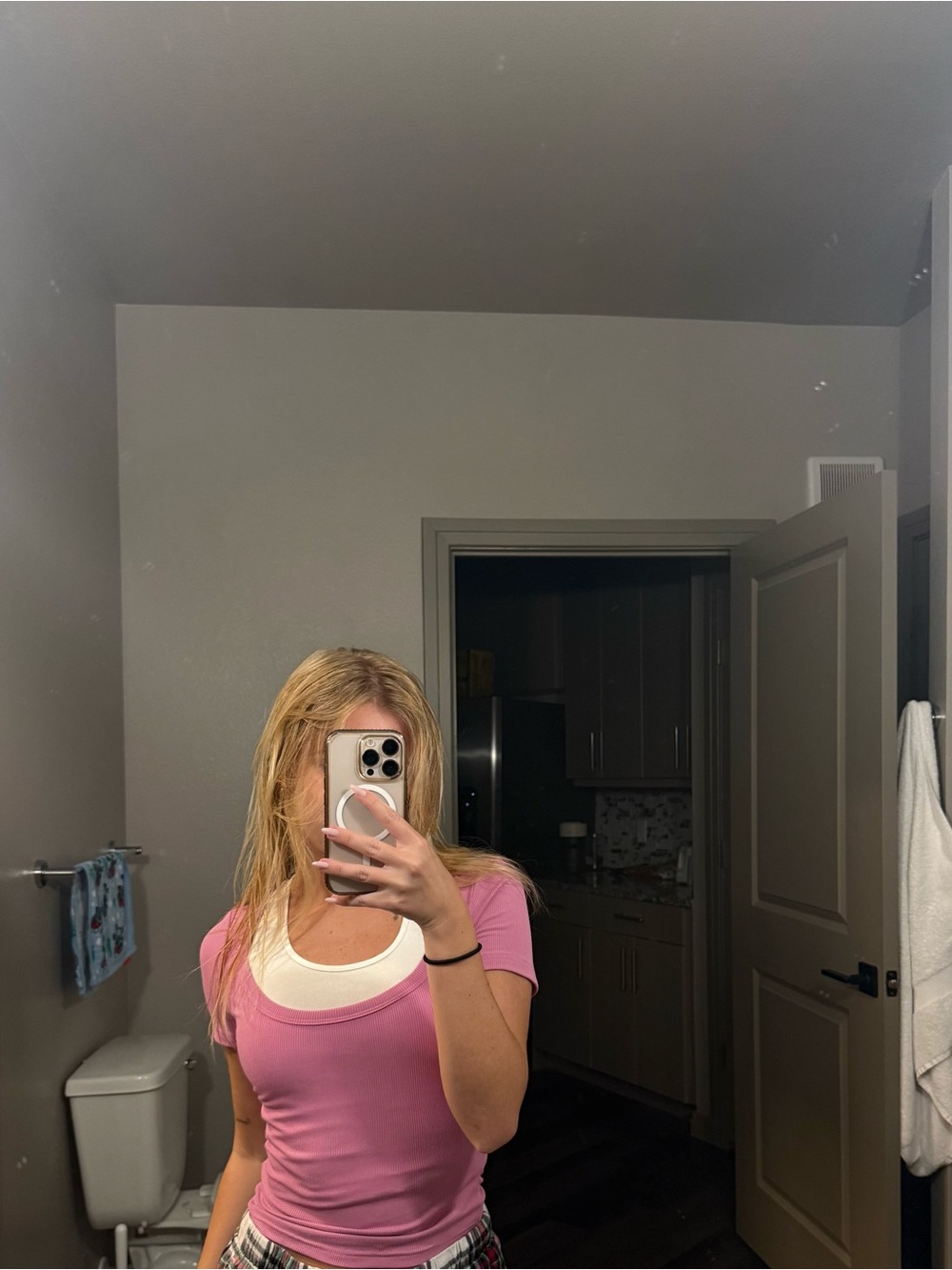 SHEIN ribbed scoop neck crop top
